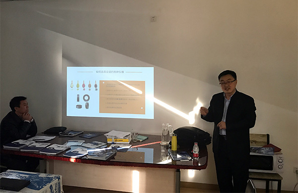 感谢格瑞德曼研磨仪厂家来武汉星空网页版
仪器进行产品销售培训